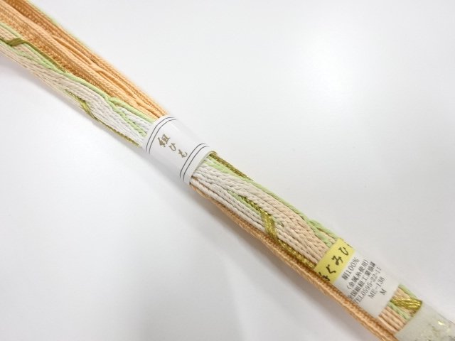  大特価品　上質　未使用品　正絹　手組帯締め